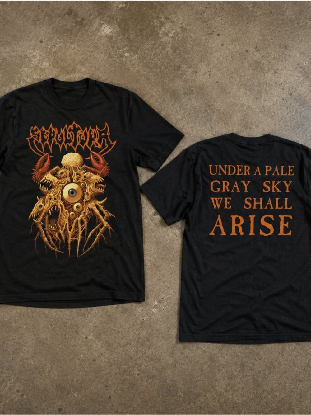 Sepultura Arise Under a Pale Gray Sky Double Sided T-Shirt